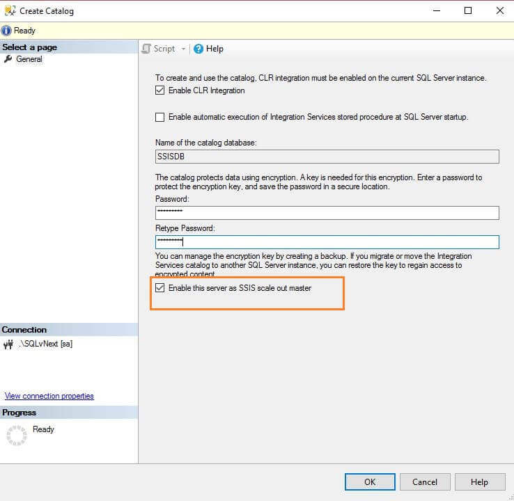 Enable this server as SSIS Scale Out Master