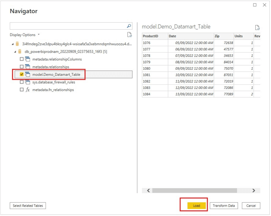 Image showing how to use the Azure SQL database connector in Power BI Desktop v2&#xA;