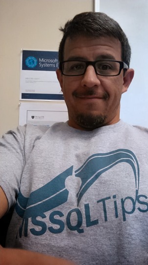 Greg Hartt wore his MSSQLTips.com t-shirt to work.