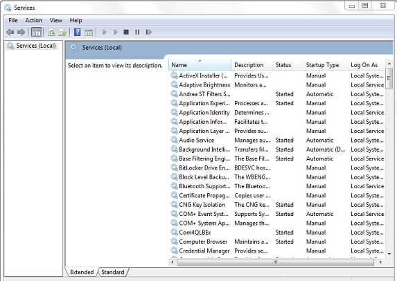 it is possible to administer few things related to SQL Server from Services console