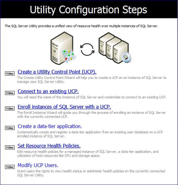 The Utility Configuration Steps