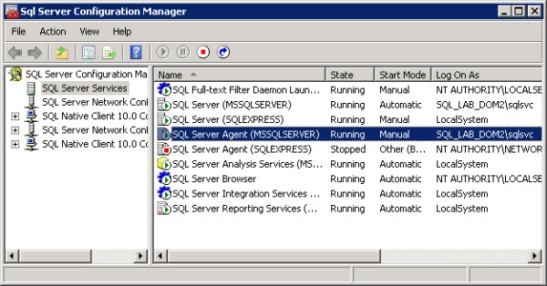 Veryify SQL Server Agent Service Account