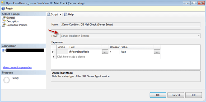 "_Demo Condition: DB Mail Check (Server Setup)" Condition - Description: "_Demo Condition: DB Mail Check (Server Setup)" Condition