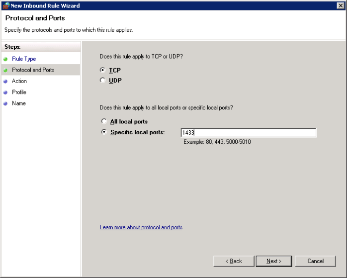 we know that SQL Server when installed as a default instance will use 1433 as the default port
