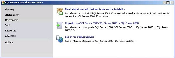 To download SQL Server 2008 R2 Express navigate to SQL Server 2008 R2 Express Installation Options