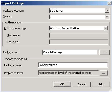 You can use SSMS to import an SSIS package from SQL Server, the file system or the package store