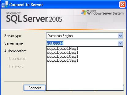 how to clear the the server list in sql 2005 and sql 2008