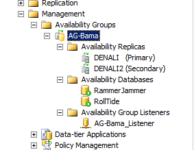 ssms availability groups