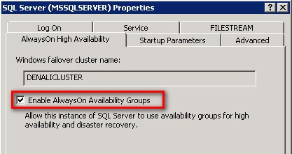 AlwaysOn High Availability tab in SQL Server Management Studio