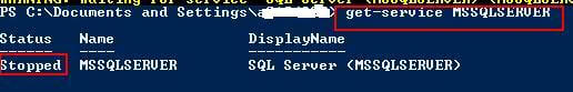 Check SQL Server Status after Instance Down