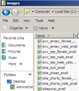 Folder with images generated from SSIS