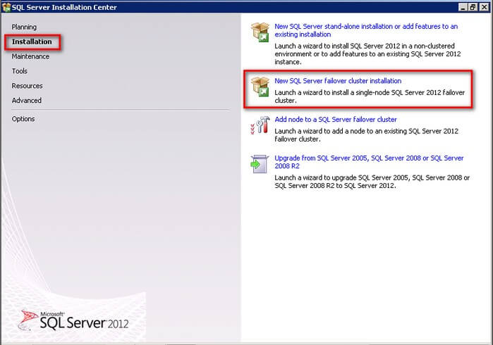 Install SQL Server 2012 on a Multi-Subnet Failover Cluster