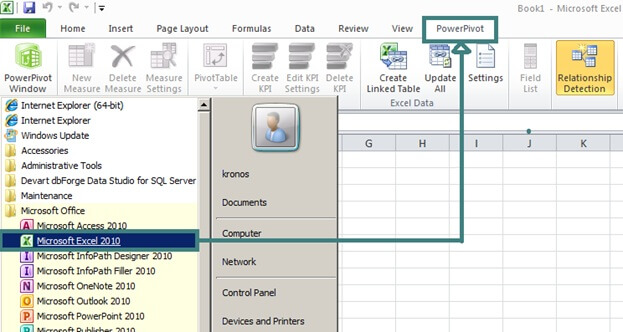 PowerPivot integration in Excel