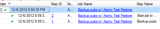 Successful SQL Server Backup from SQL Server Agent 