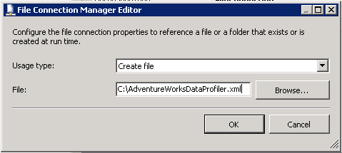 File Connection Manager Details