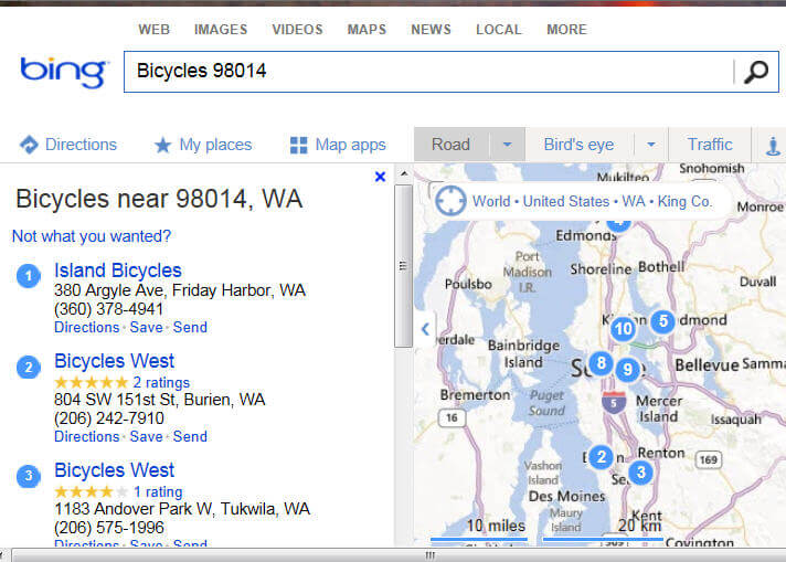 Bing with bikes