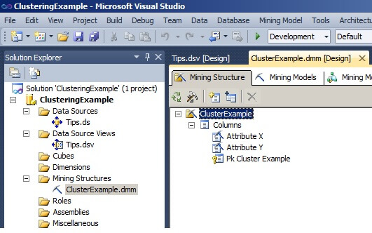 the Visual Studio Solution Explorer window 