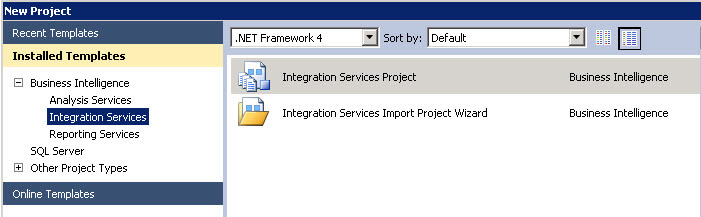 SSIS project