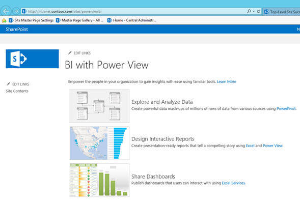 Getting started with Power View Reports