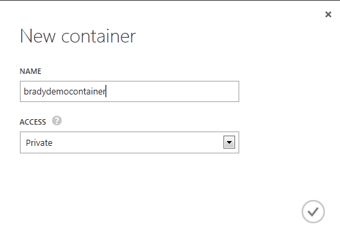 Create a Container