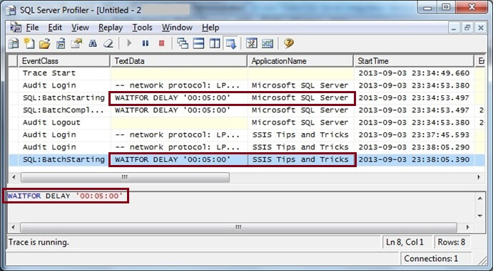 Profiler Output with Application Name