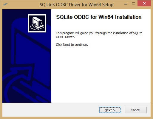 Download an ODBC driver for SQLite