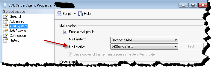 Database Mail and Mail profile