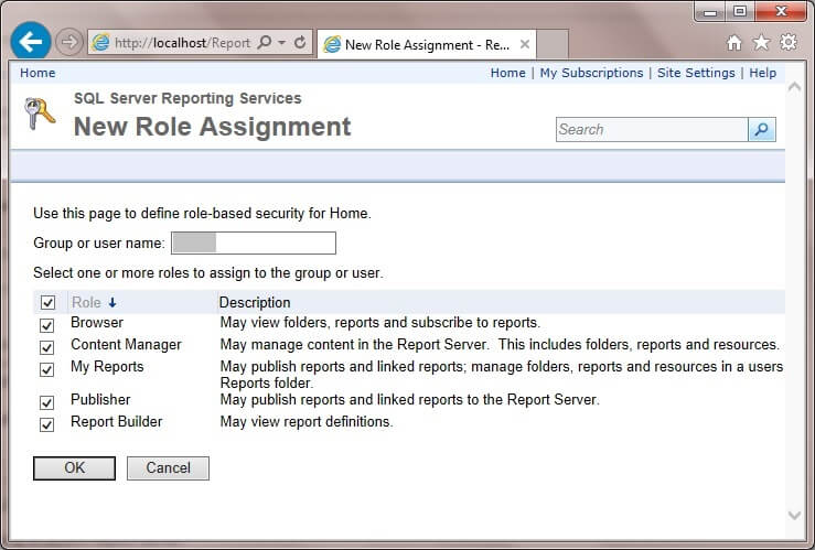 Click on New Role Assignment