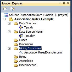 The Solution Explorer window should appear as shown