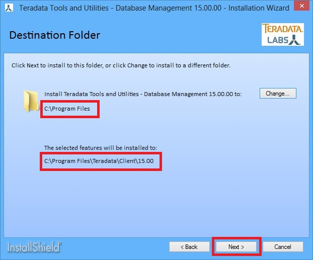 Installation of Teradata Client Side Tools