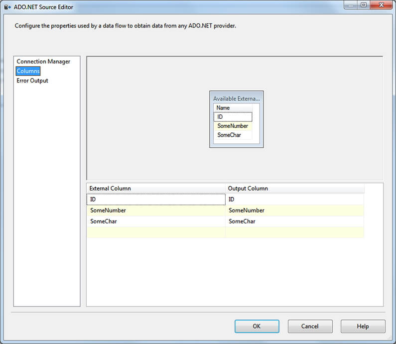 ADO Net Source Column Metadata With SQL Server Native CLient 11 Provider