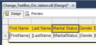 Maritial Status Textbox Selection