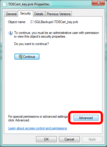 Failed Restore - The Right Certificate, but Without the Private Key
