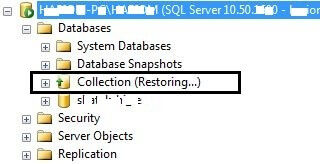 Check LS secondary db mode in SSMS