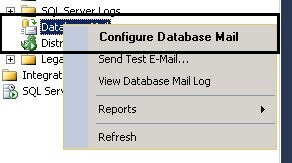 launch DBMail configuration Page