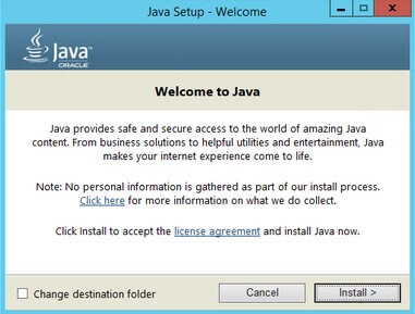 Installing and Configuring the Java Runtime Environment