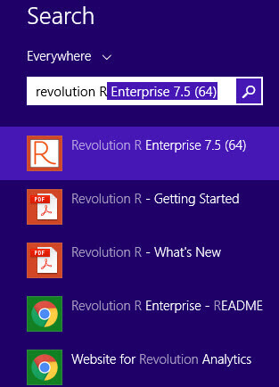 Revolution R Enterprise software