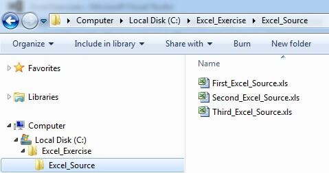 Excel Source Folder