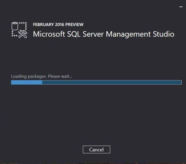 Loading Packages for Microsoft SQL Server Management Studio