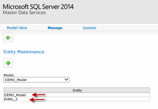 Create Multiple entities in SQL Server Master Data Services