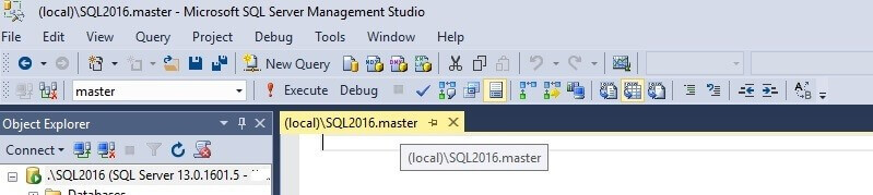 SQL Server Management Studio Tabs customization with the Instance and Database Name