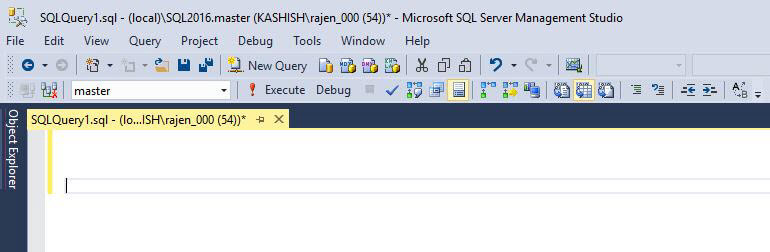 Highlighting Current Line Option in SQL Server Management Studio