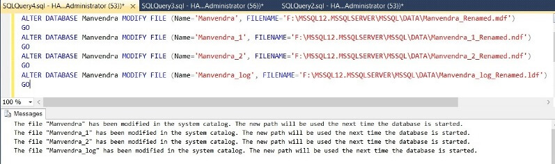 Run SQL Server T-SQL ALTER statements to update system catalog