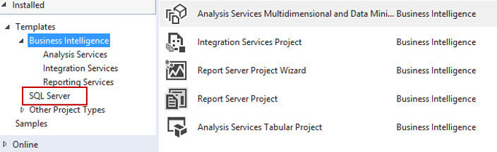 SQL Server 2016 Reporting Services SSDT Projects