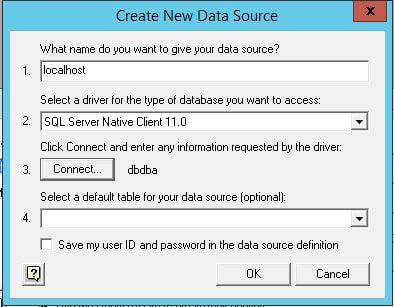 Follow the steps below to create a new data source.