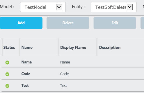 Test entity attributes in Master Data Services