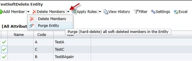 Purge entity in Master Data Services