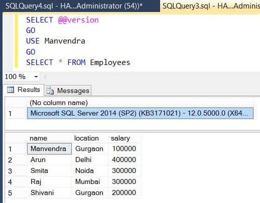 SQL Server Source details version 
