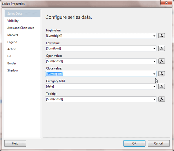 Configure Series Data in SSRS