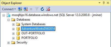 SSMS With 3 Databases